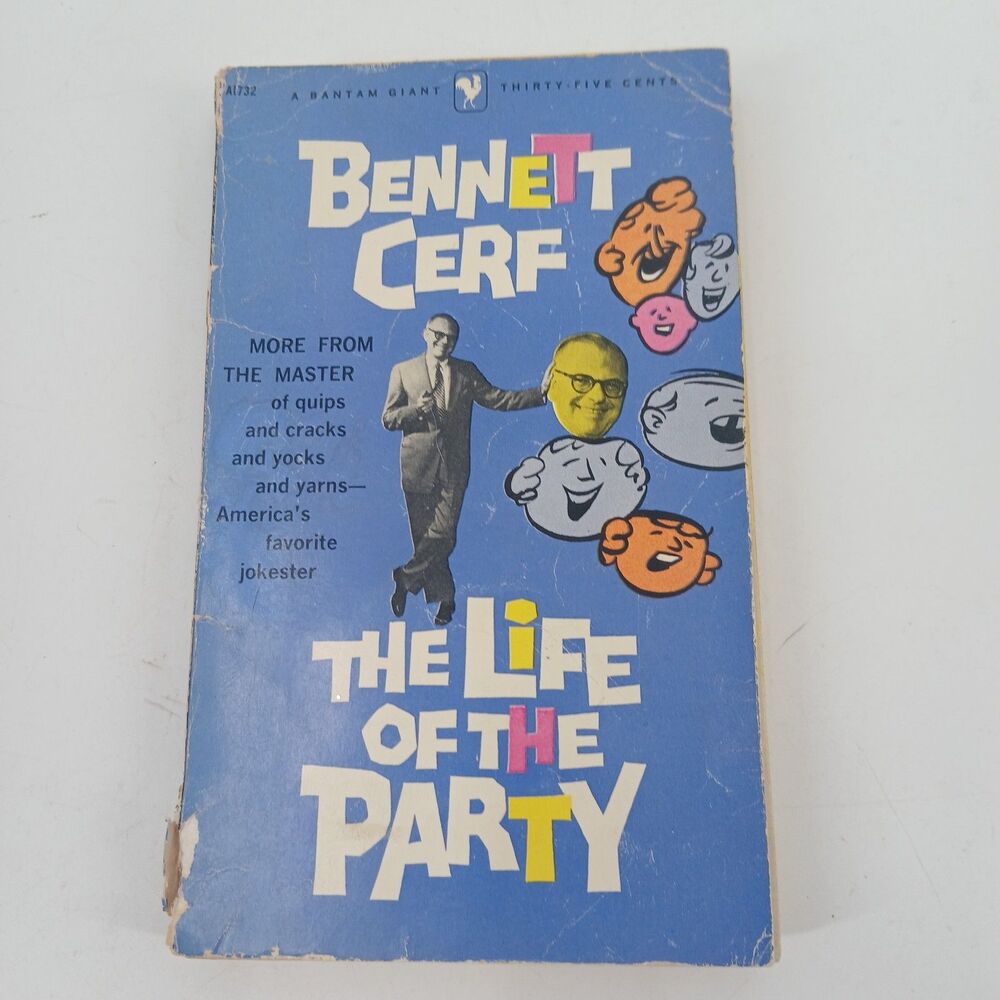 The Life of the Party Bennett Cerf Bantam Vintage Paperback Humor Jokes